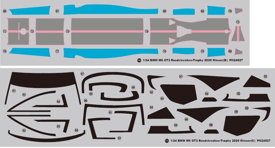 Platz Nunu 1/24 Racing Series: BMW M6 GT3 Rundstrecken-Trophy 2020 Winner | 4545782071733