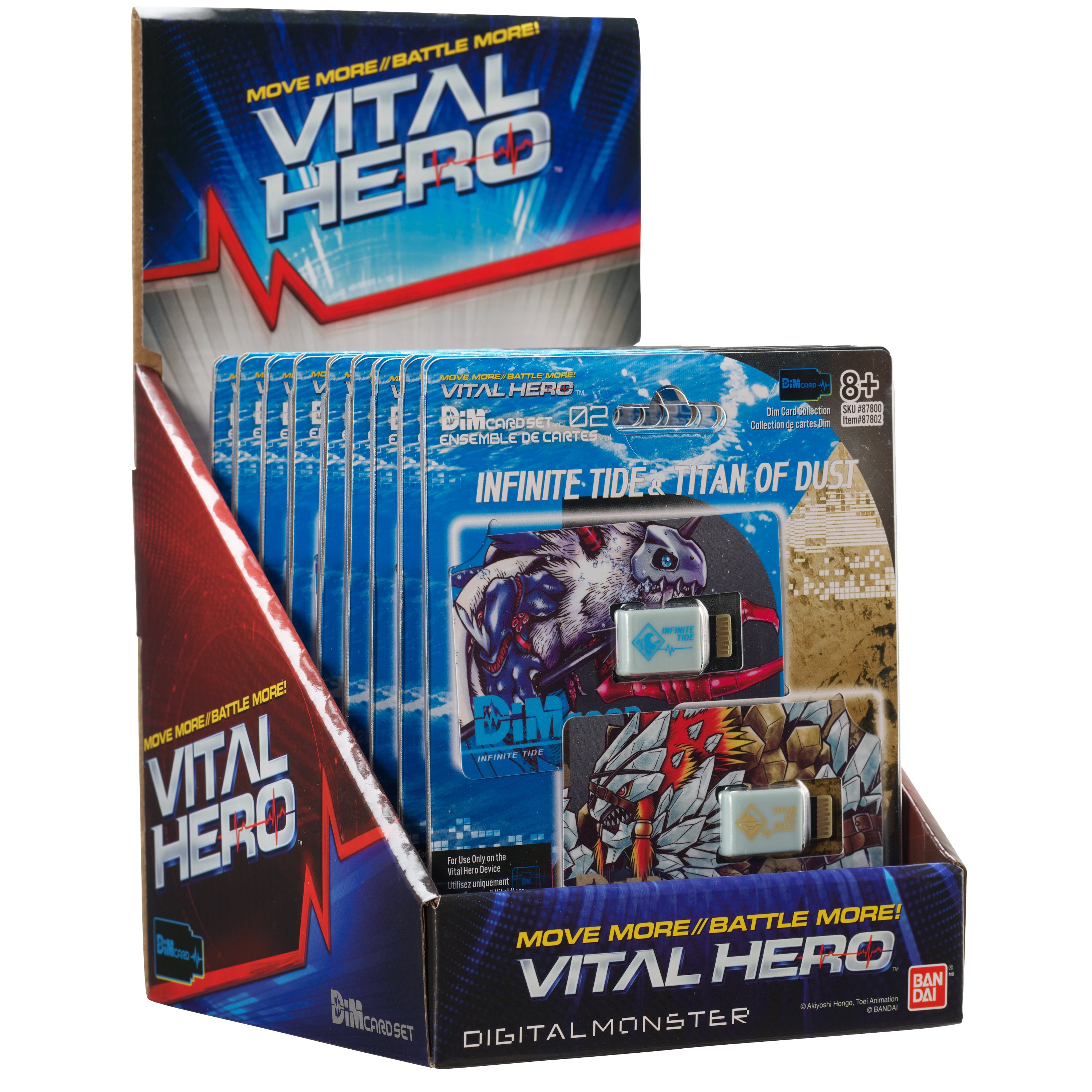 Bandai X Vital Hero DIM Card Two Pack (Infinite Tide & Titan of Dust) | 045557878023