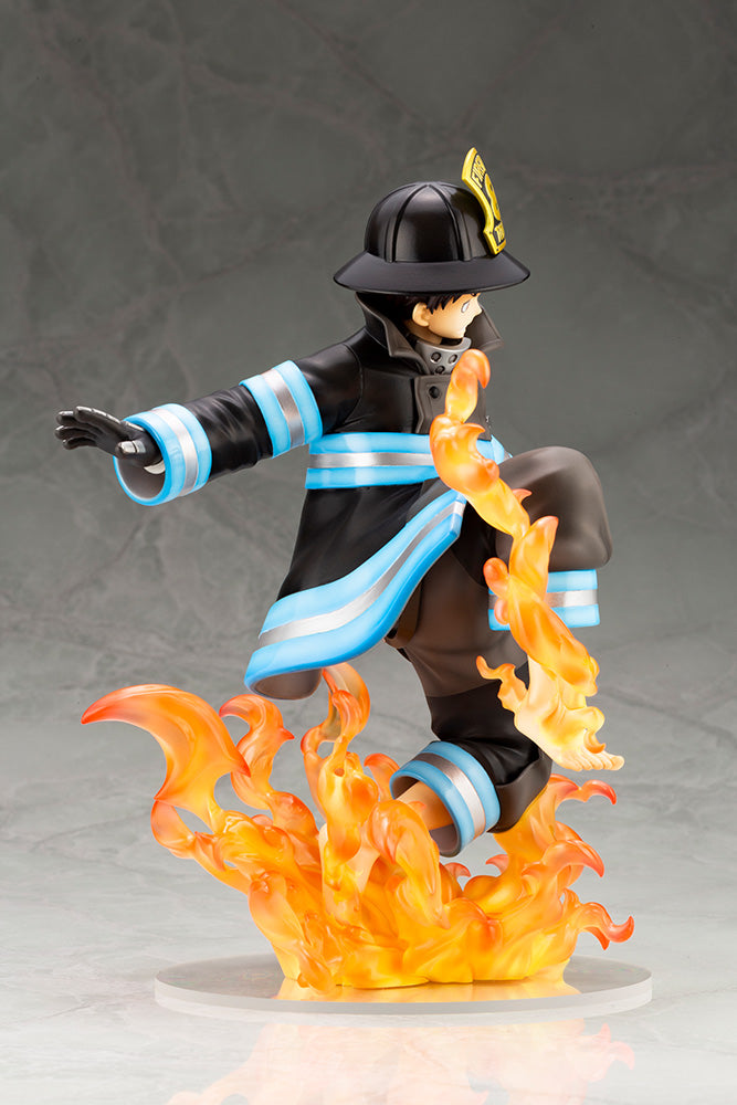 Kotobukiya 1/8 Artfx J Shinra Kusakabe Fire Force, Pre-painted PVC Statue | 190526020351