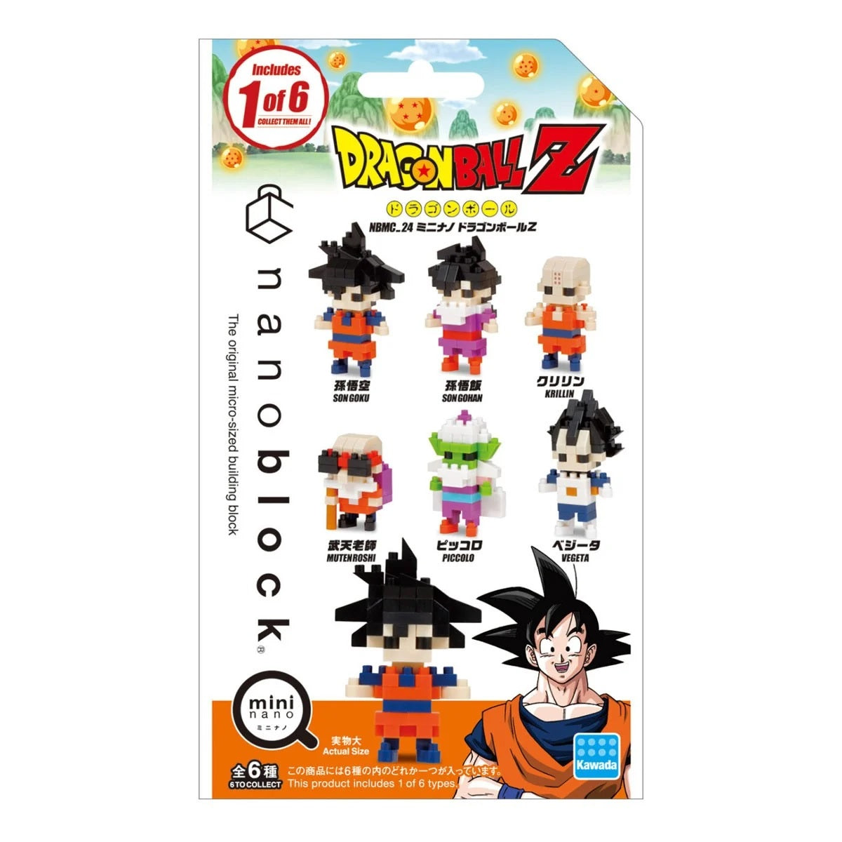 Nanoblock Mininano Series Dragon Ball Z Assortment 1 (Blind Box) "Dragon Ball Z" | 4972825221341