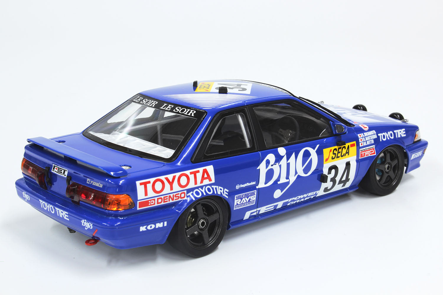 Platz NuNu 1/24 Toyota Corolla Levin AE92 '89 SPA 24 Hours with Masking Sheet | 4545782078435