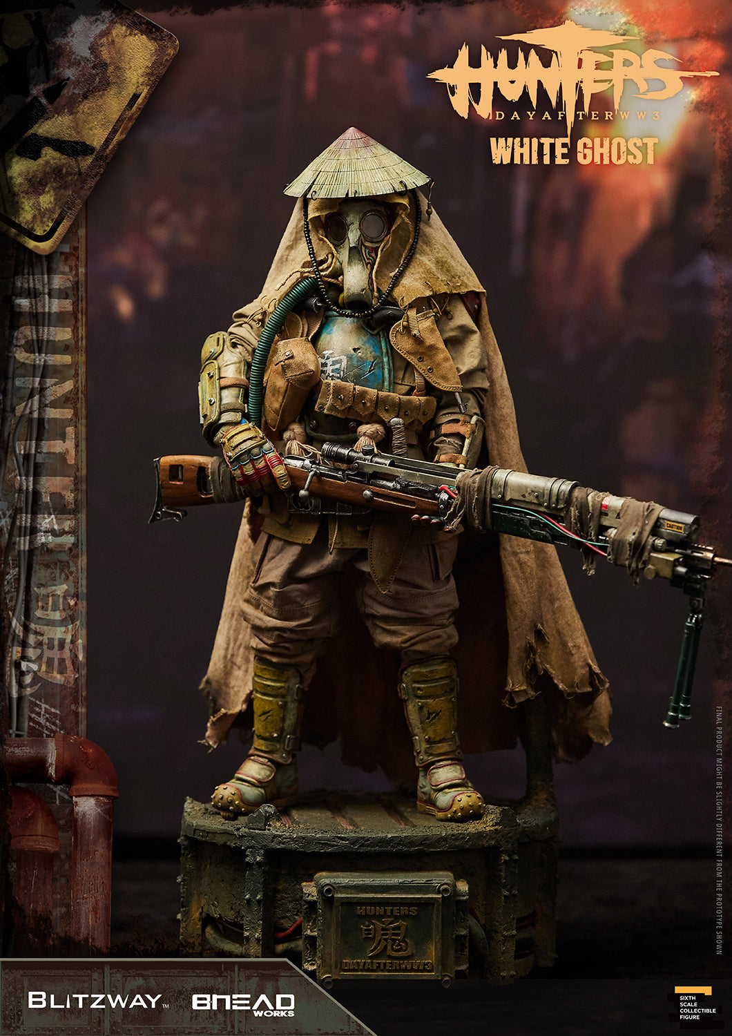Blitzway 1/6 White Ghost "HUNTERS : Day After WWlll", Action Figure | 8809321479562