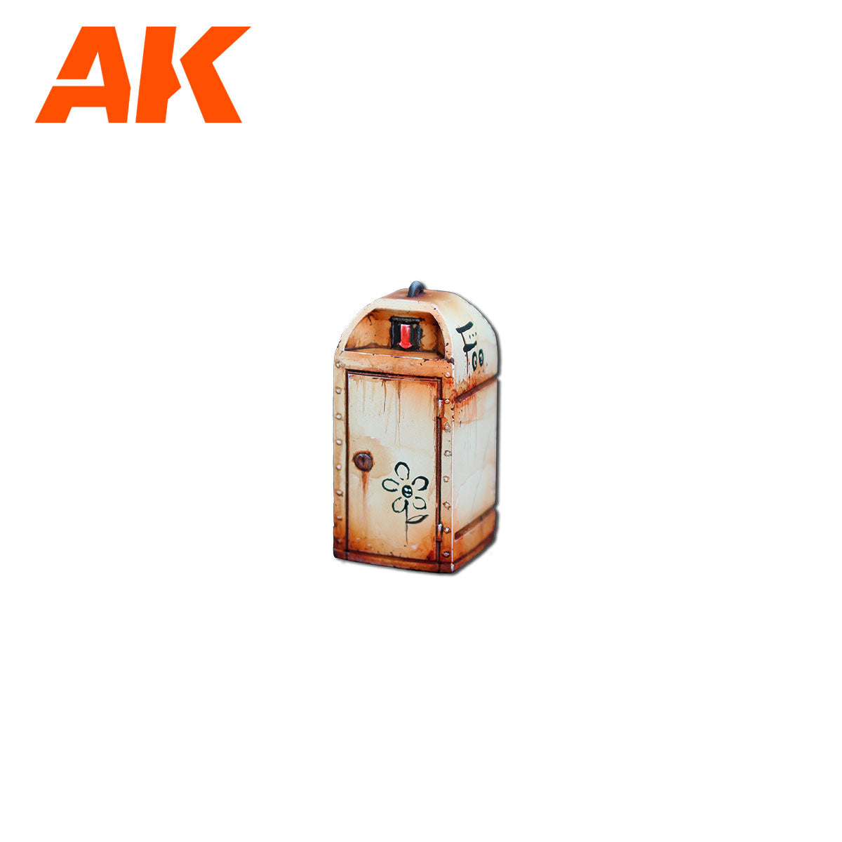 AK Interactive Scenography Wargame Set Trashbins (30-35mm) | 8435568334267
