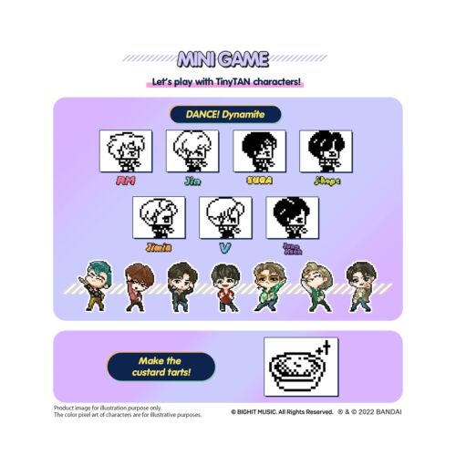 Bandai Tamagotchi Collaboration, Purple "Tiny Tan x Tamagotchi" | 045557888664