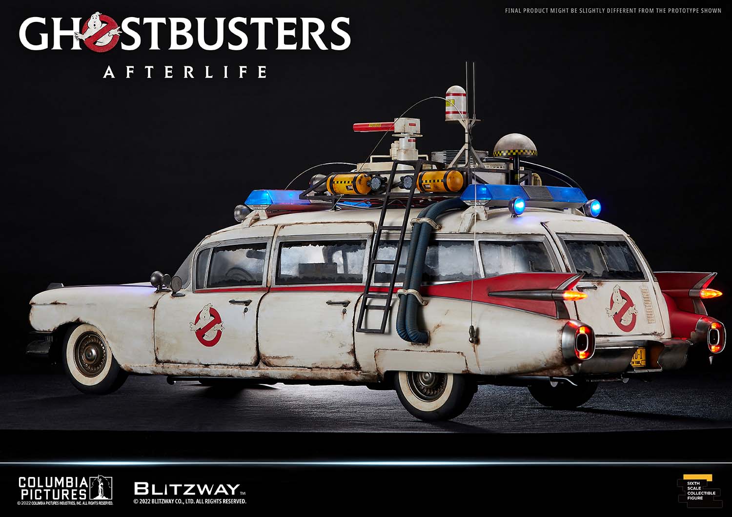 Blitzway 1/6 Scale Vehicle ECTO-1 "Ghostbusters: Afterlife" | 8809321479593