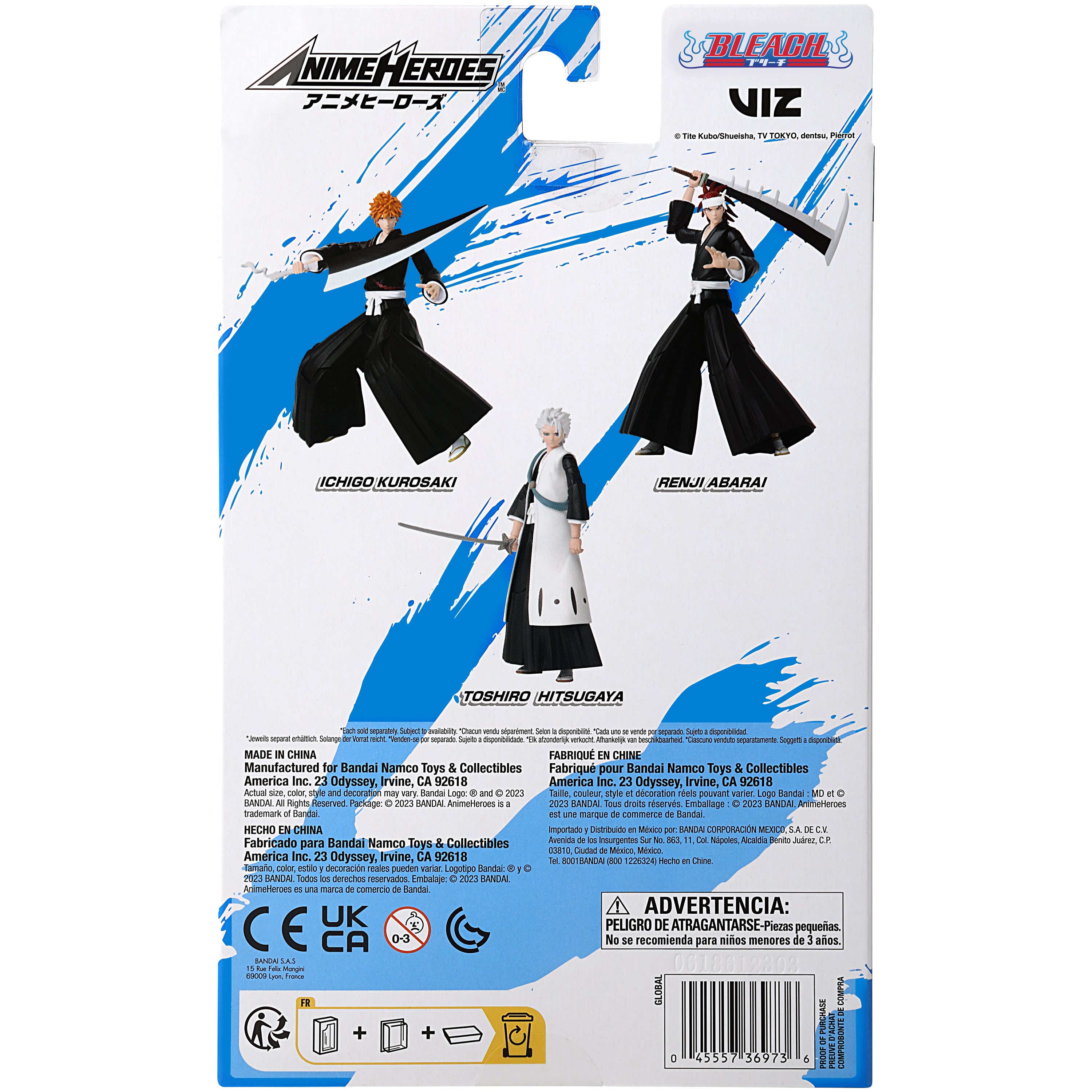 Bandai Anime Heroes - Bleach - Hitsugaya Toshiro Action Figure | 45557369736