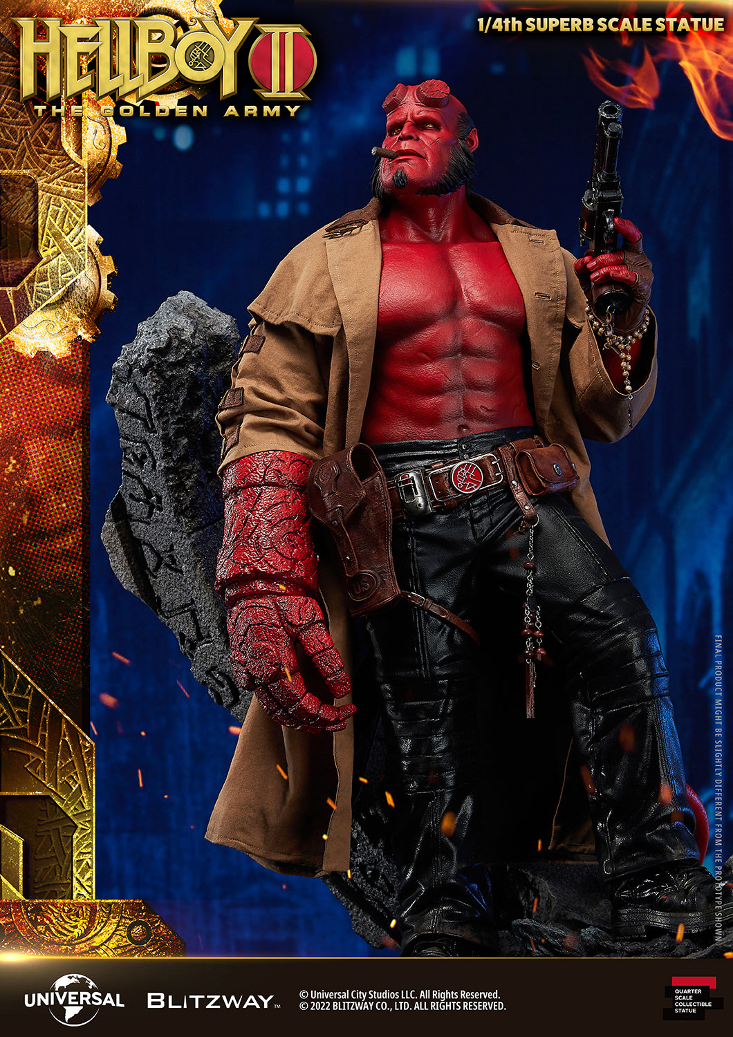 Blitzway 1/4 Superb Scale Statue "Hellboy II: The Golden Army" | 8809321479579