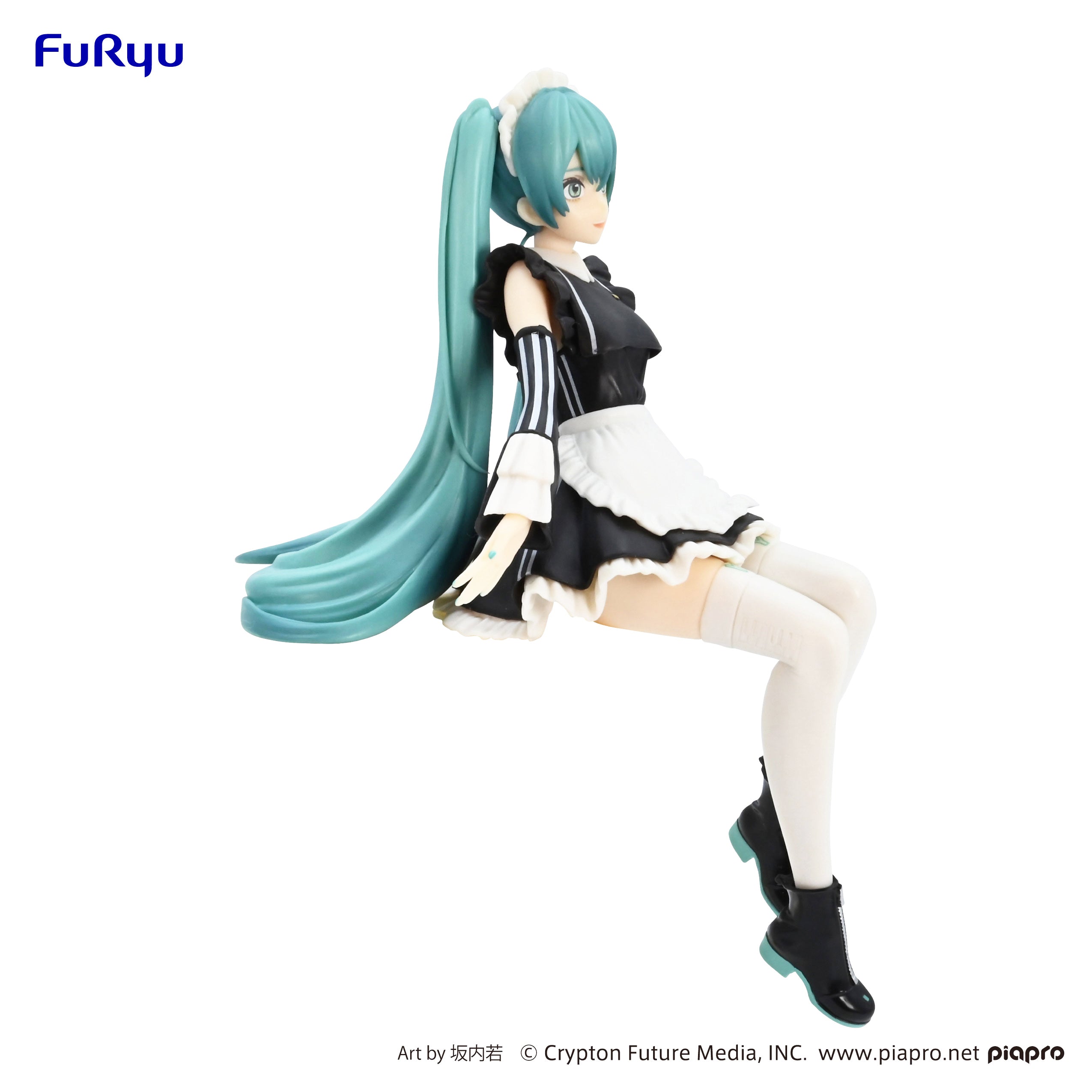 Hatsune Miku Series Miku Sporty Maid Noodle Stopper Figure | 4580736401433
