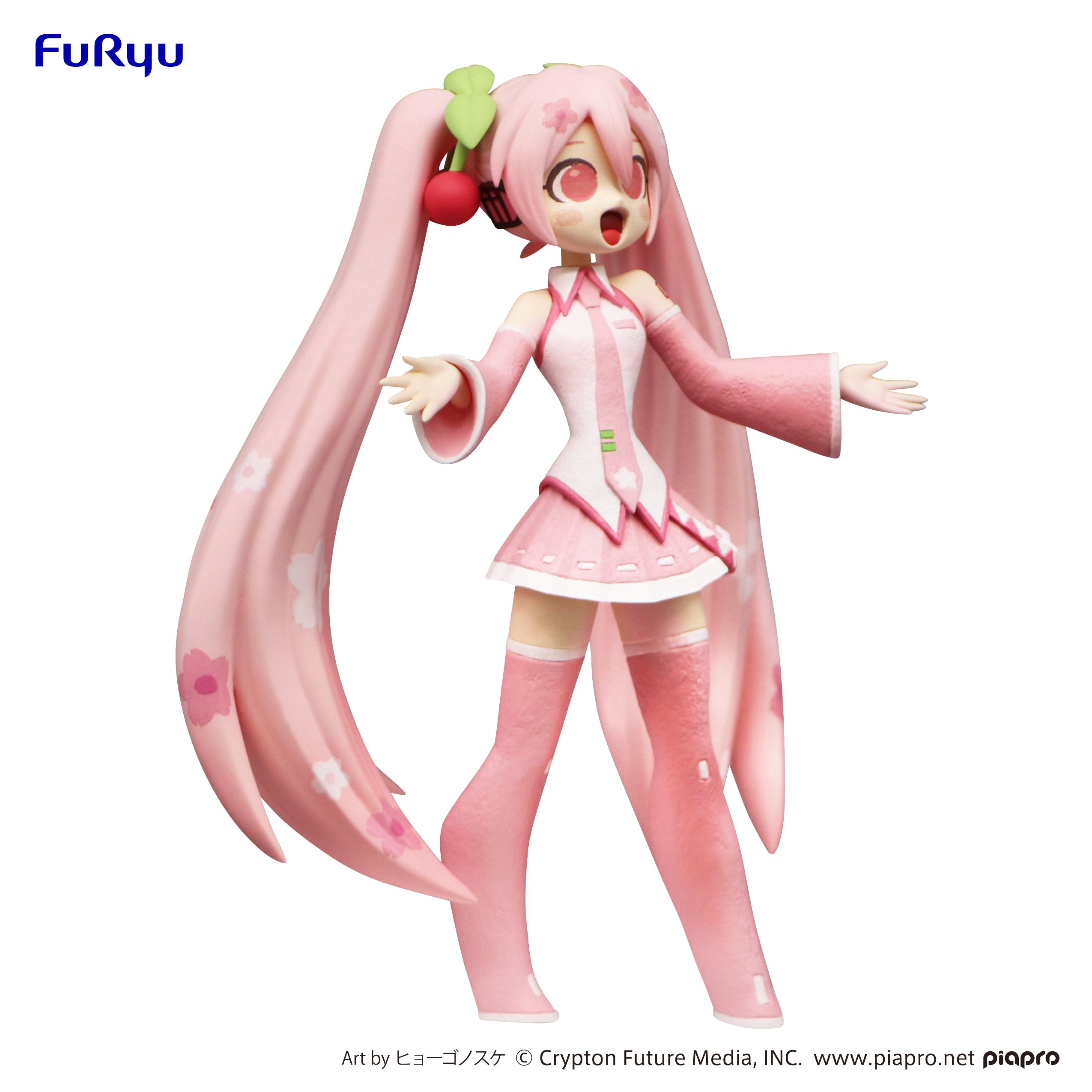 Hatsune Miku Series Sakura Miku Furyu Cartoony Figure | 4580736402034