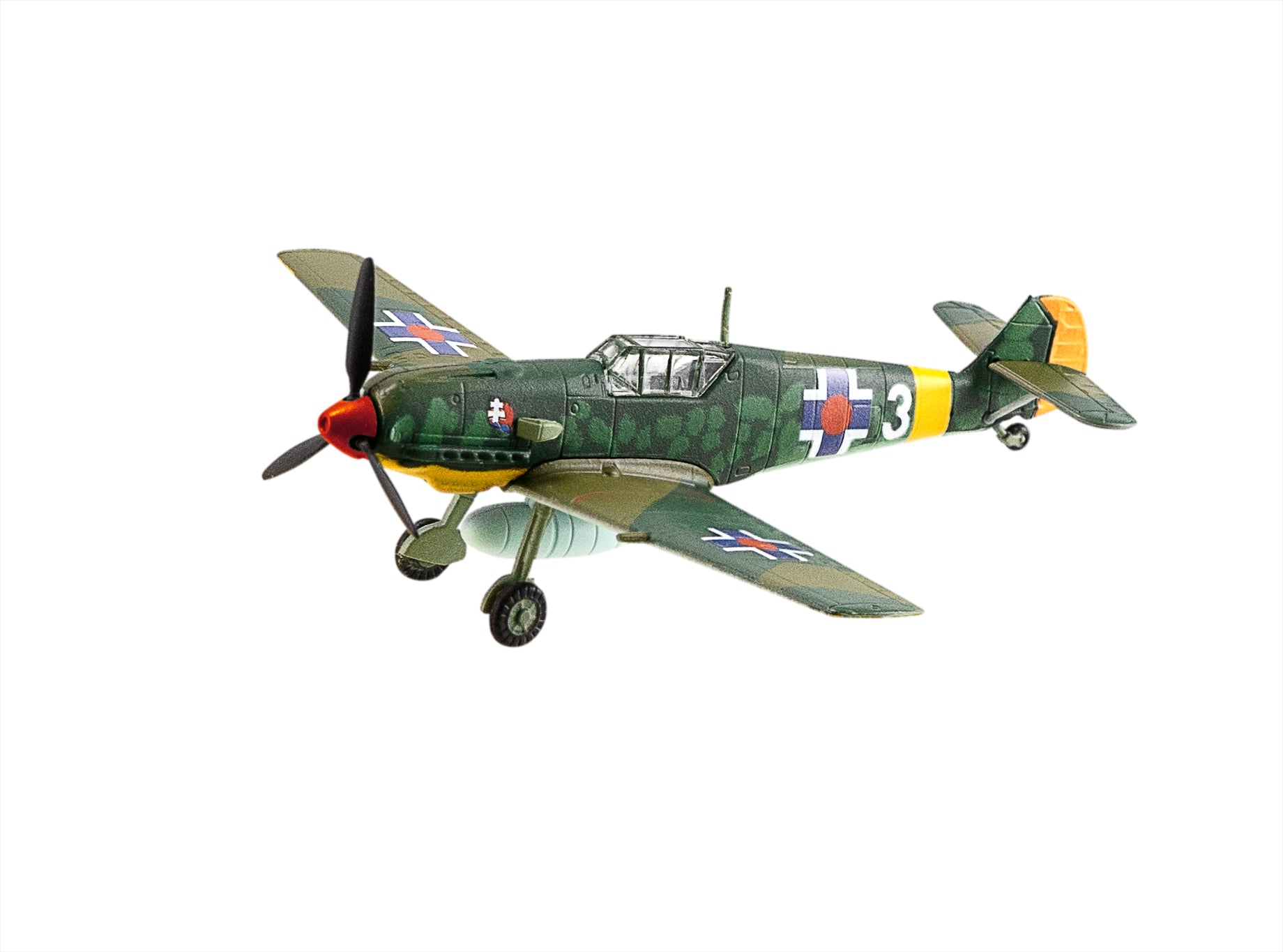 F-Toys 1/144 Wing Kit Collection Versus Series 15 Spitfire Mk.I/II Vs. Messerschmitt Bf109E,10-Pack Box with all 8 Varieties + 2 Secrets | 4582138606201