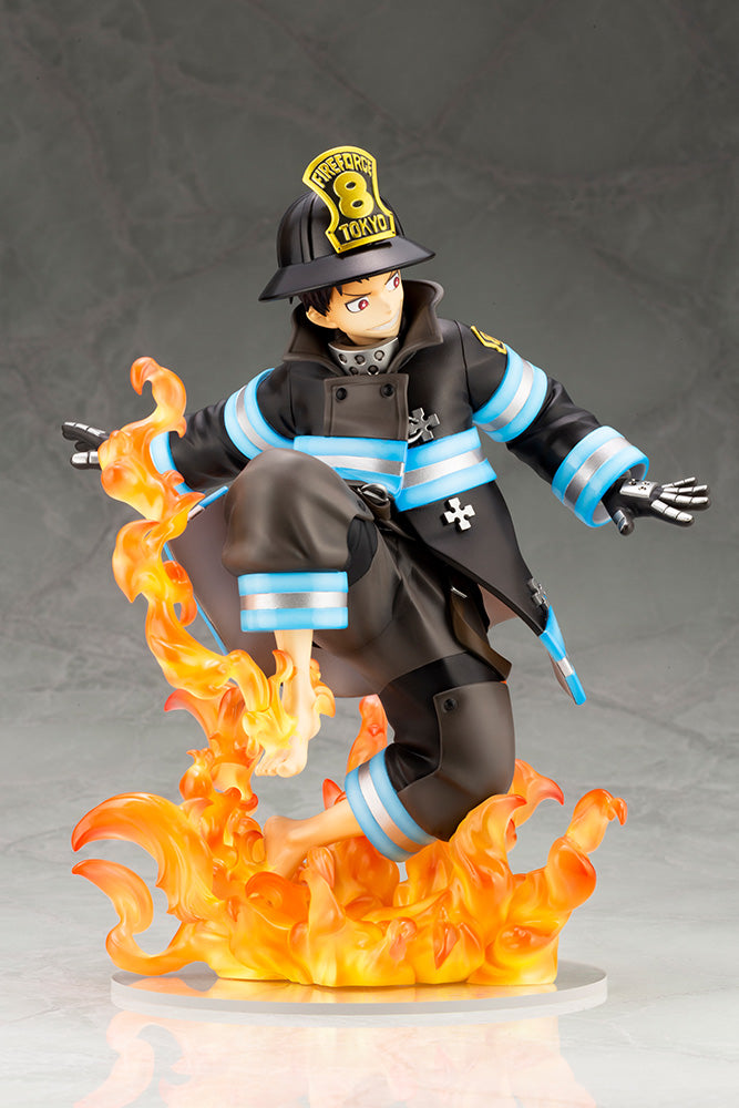 Kotobukiya 1/8 Artfx J Shinra Kusakabe Fire Force, Pre-painted PVC Statue | 190526020351