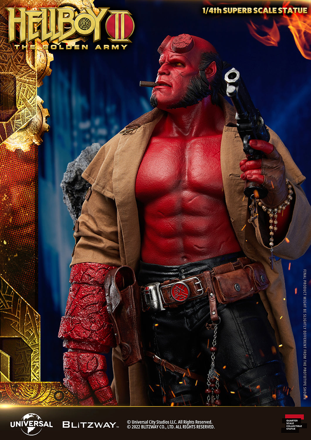 Blitzway 1/4 Superb Scale Statue "Hellboy II: The Golden Army" | 8809321479579