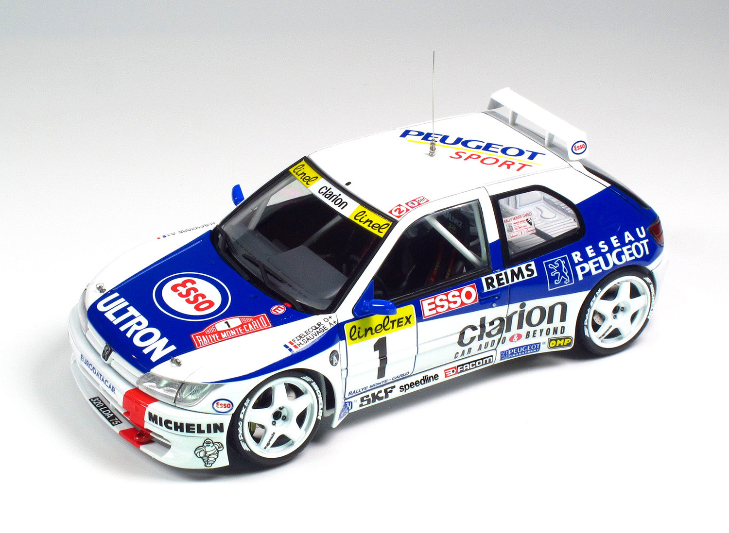Platz NuNu 1/24 PEUGEOT 306 MAXI 1996 Monte Carlo Rally with Masking Sheet | 4545782078480