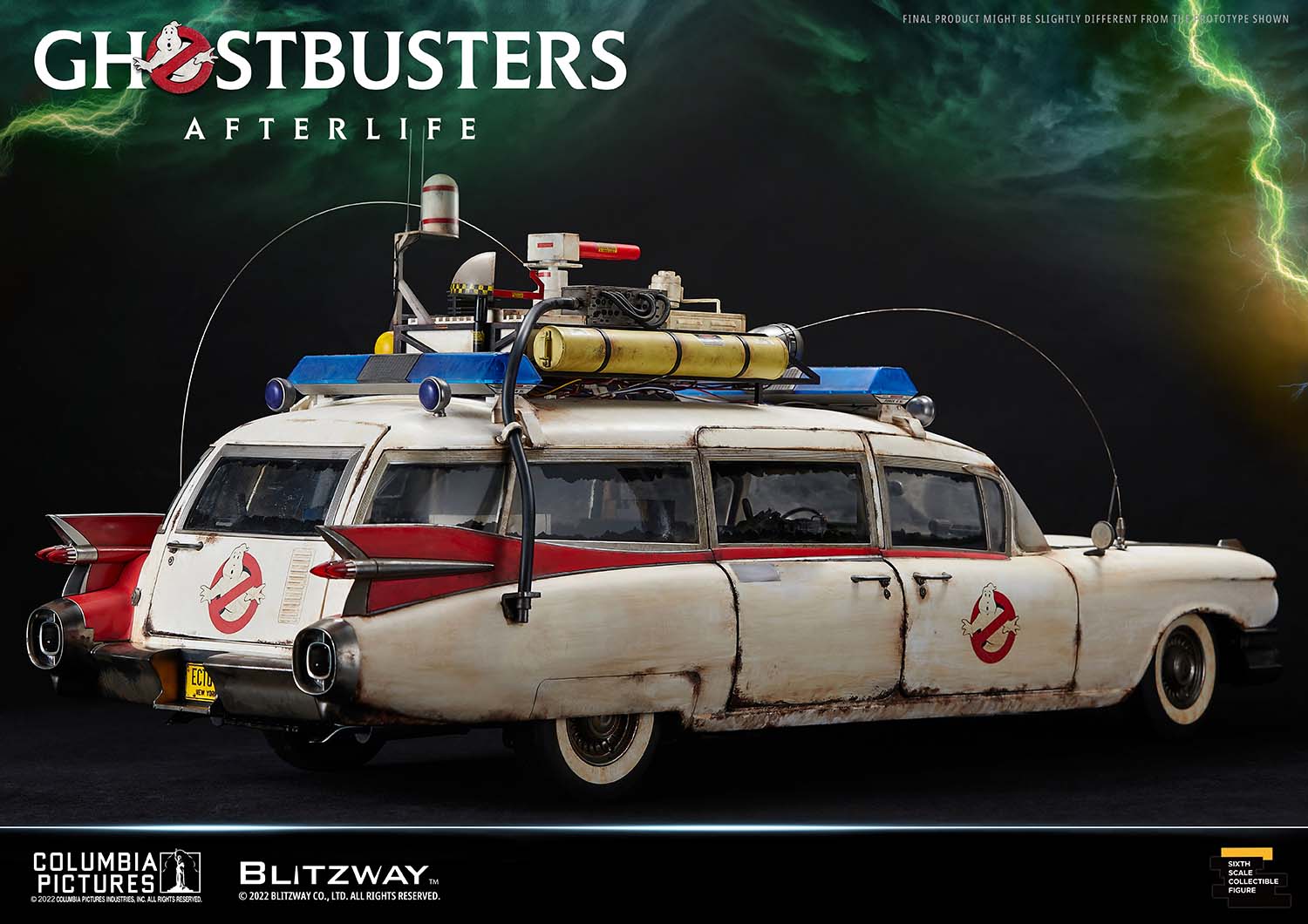Blitzway 1/6 Scale Vehicle ECTO-1 "Ghostbusters: Afterlife" | 8809321479593