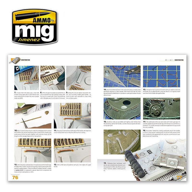 Ammo Mig Encyclopedia of Armour Modelling Techniques - Vol. 1: Construction (English) | 8432074061502