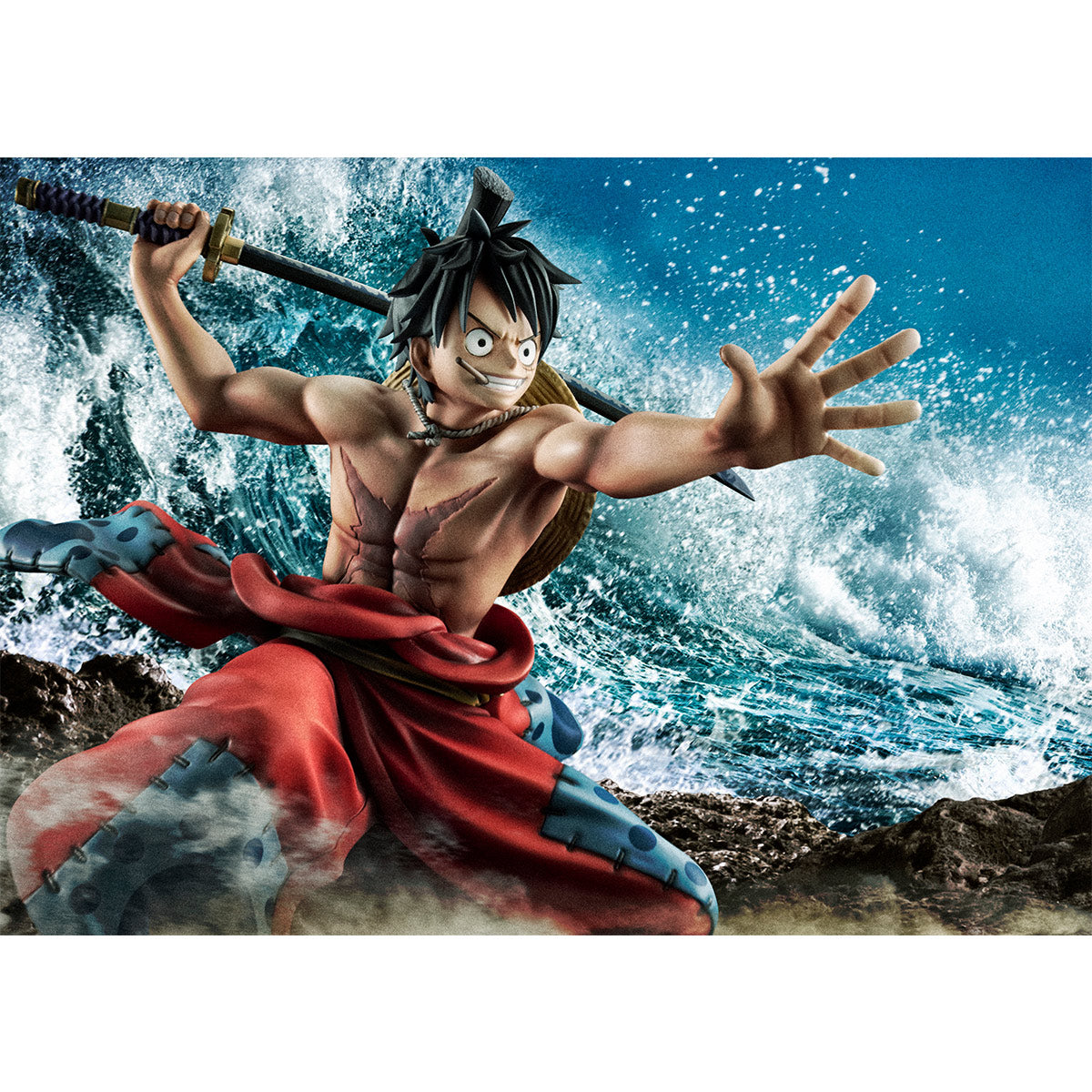 Megahouse Portrait of Pirates Luffy Taro (Warriors Alliance) "One Piece" | 4535123833793