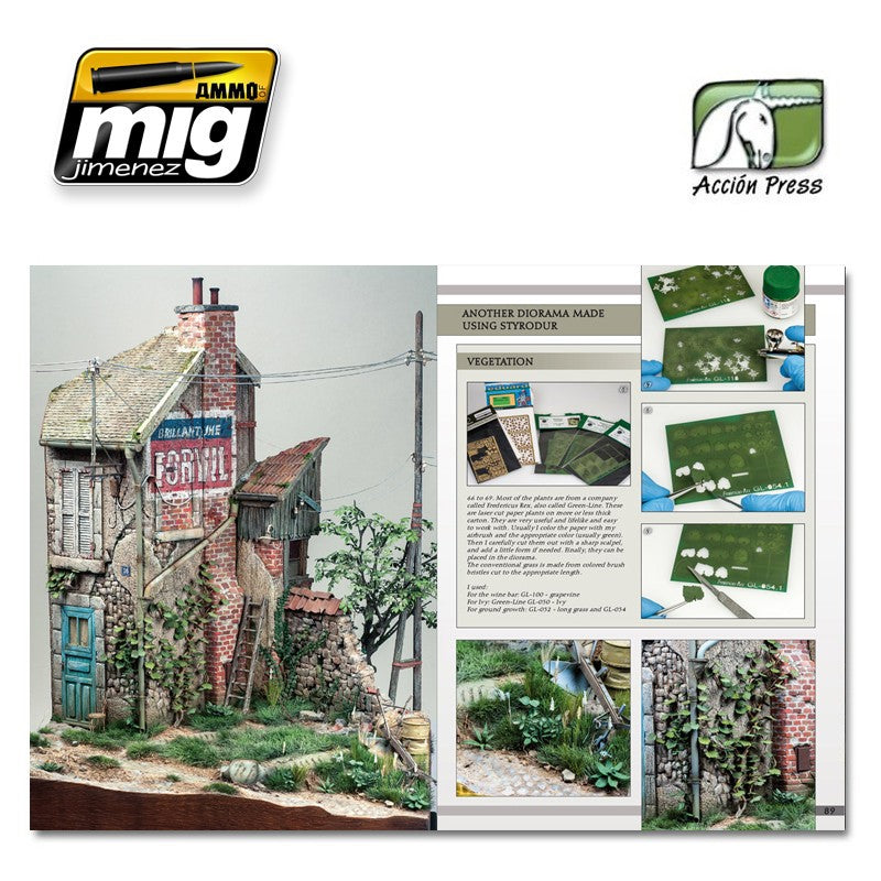 Ammo Mig Landscapes of War Dioramas Vol. 3 Rural Enviroments - The Greatest Guide (English) | 9788495464934