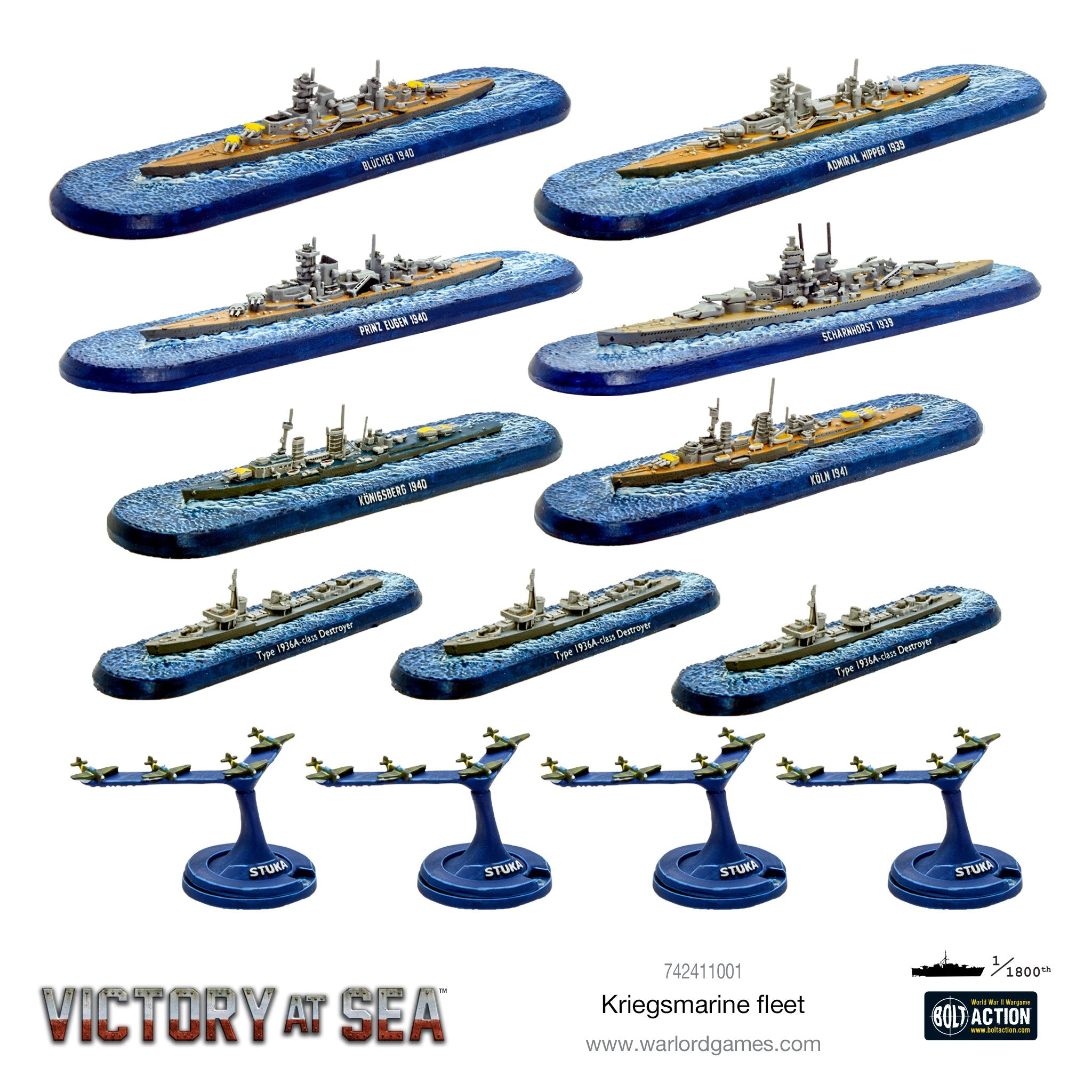 Victory at Sea Kriegsmarine fleet box | 5060572505940