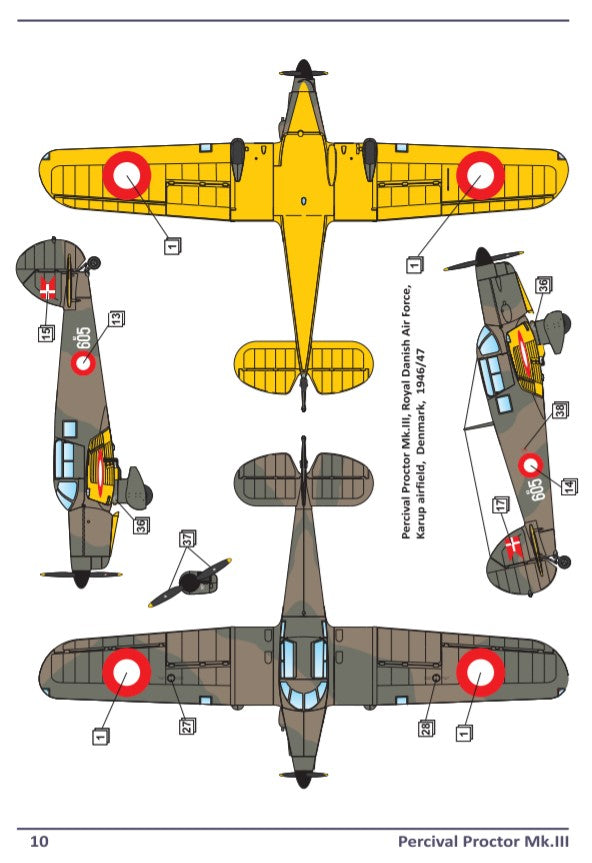 Dora Wings Percival Proctor Mk.III | 4820237050137