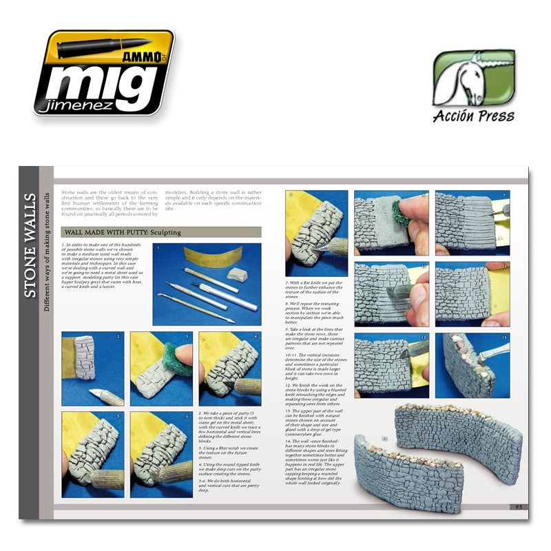 Ammo Mig Landscapes of War Dioramas Vol. 3 Rural Enviroments - The Greatest Guide (English) | 9788495464934