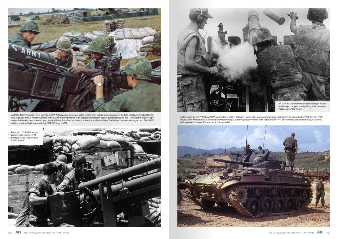 AK Interactive American Artillery in Vietnam vol.2 (English) | 8435568334328