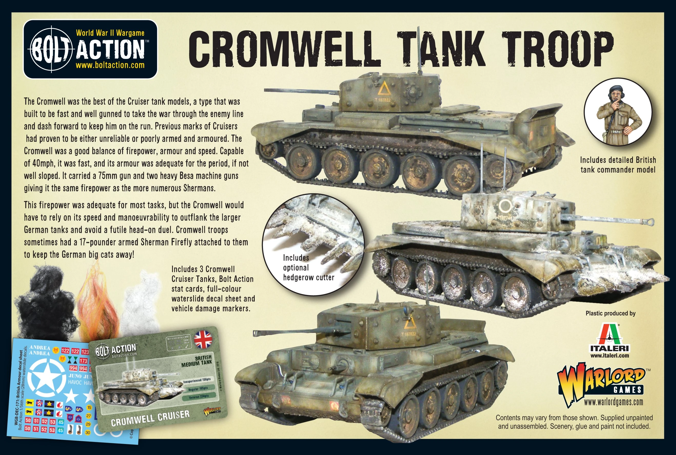 Bolt Action Cromwell Tank Troop | 5060393701101