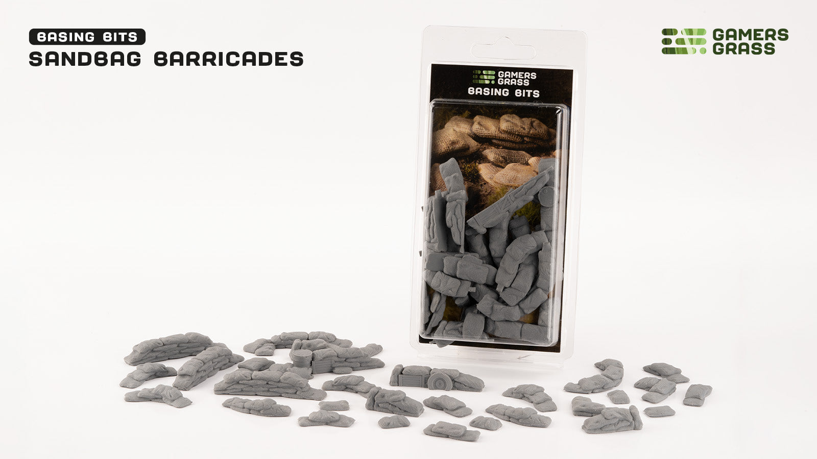 Gamers Grass Basing Bits- Sandbag Barricades | 738956790200