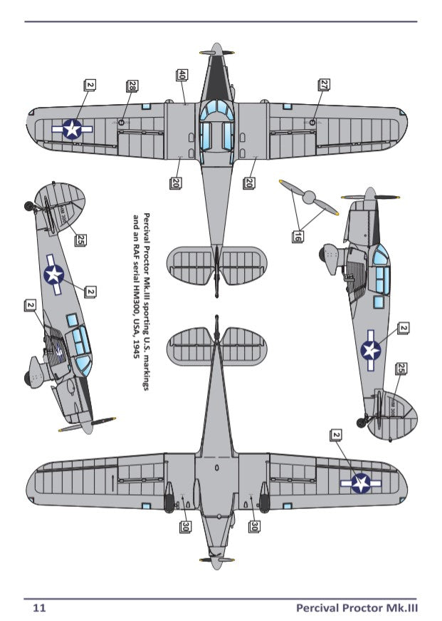 Dora Wings Percival Proctor Mk.III | 4820237050137