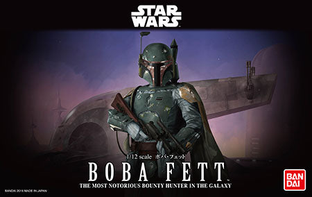 スター・ウォーズ - Boba Fett - Characters & Creatures, Star Wars Plastic Model - 1/12(Bandai) | 4549660013051