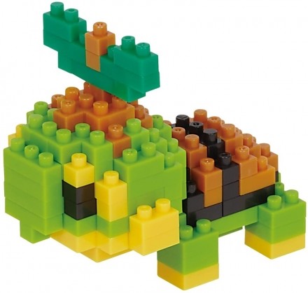 Kawada Turtwig "Pokémon", Nanoblock Pokémon Series (Box/12) | 4972825222669