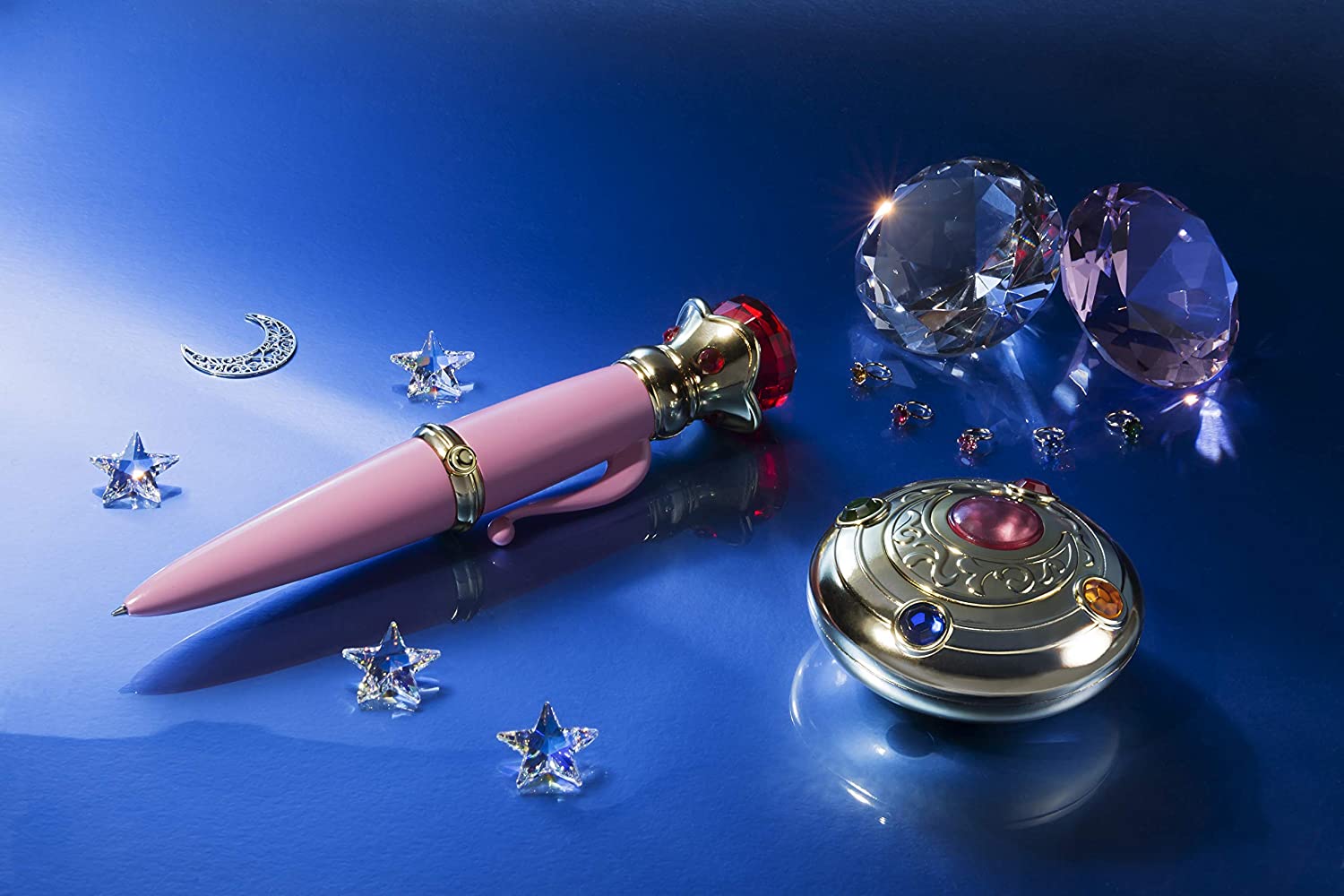 Bandai Transformation Brooch & Disguise Pen Set 'Sailor Moon', Bandai Proplica | 4573102550552