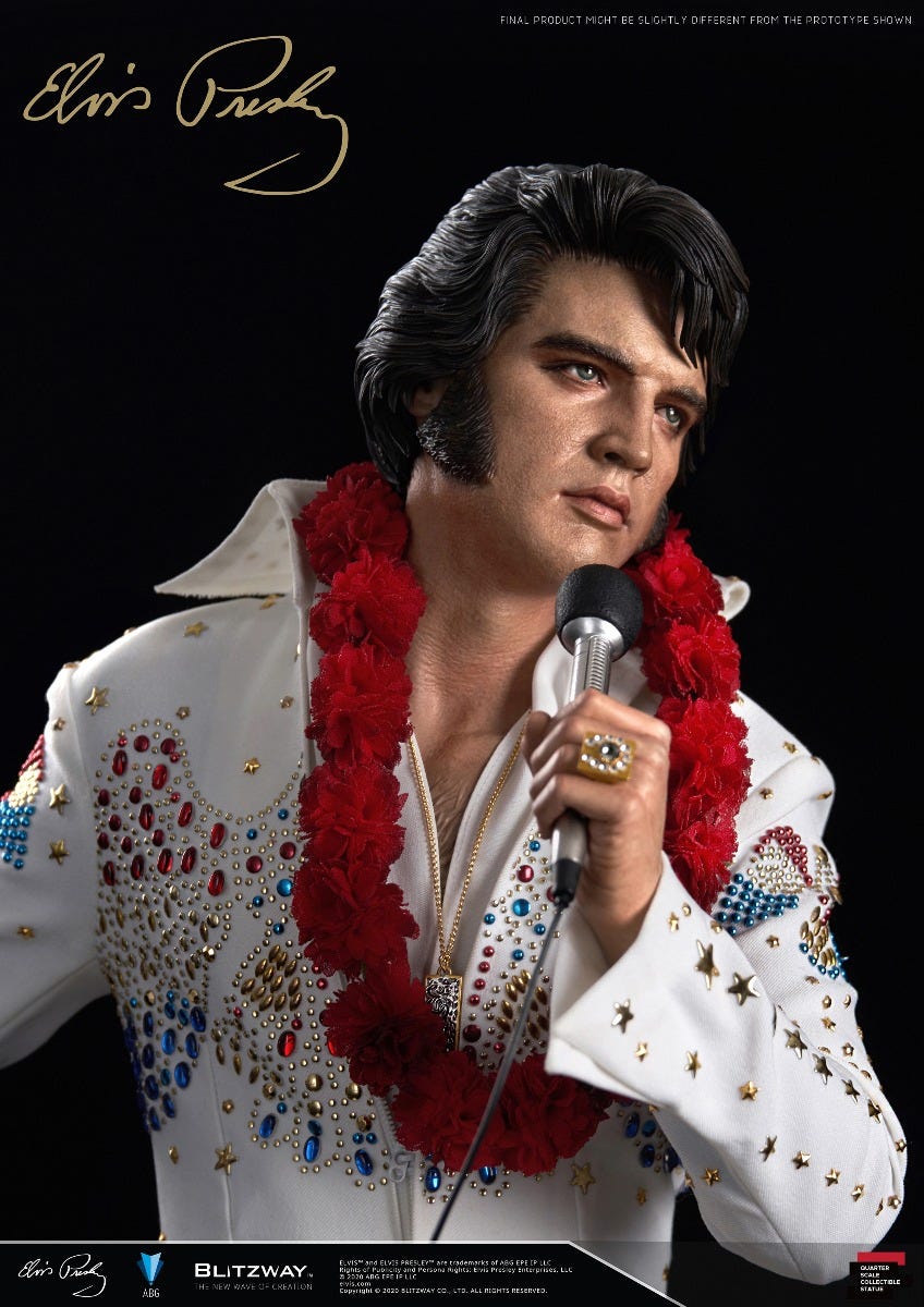 Blitzway 'Elvis Presley', 1/4th Superb Scale Statue | 8809321479395