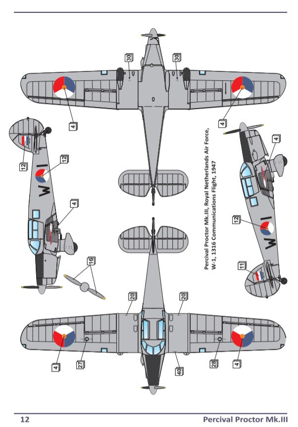 Dora Wings Percival Proctor Mk.III | 4820237050137