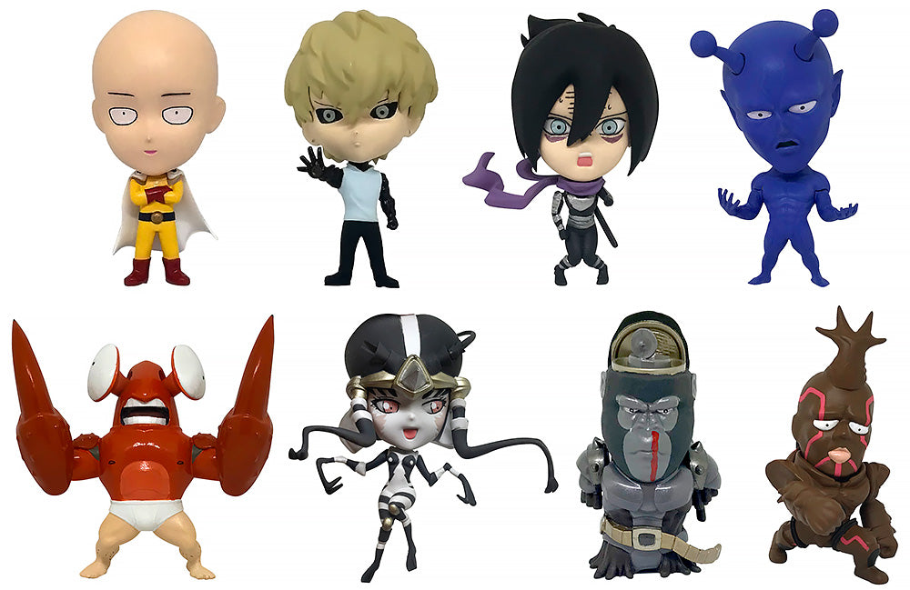 ONE-PUNCH MAN Series 16d Collectible Figure Collection: ONE-PUNCH MAN Vol. 1 (4th-run) Includes 8 Figures | 4580587981641