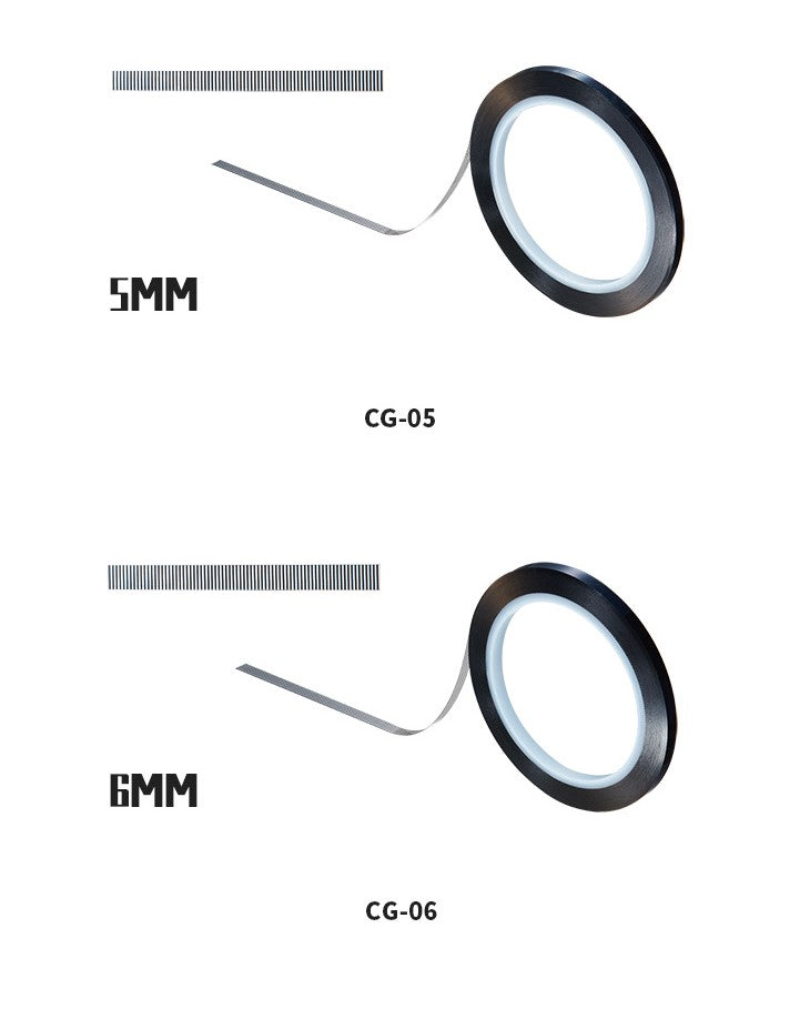 DSPIAE Hard Edged Carving Tape with Adhesive Back 6mm x 30m (for Panel Lines) | 6970845560974