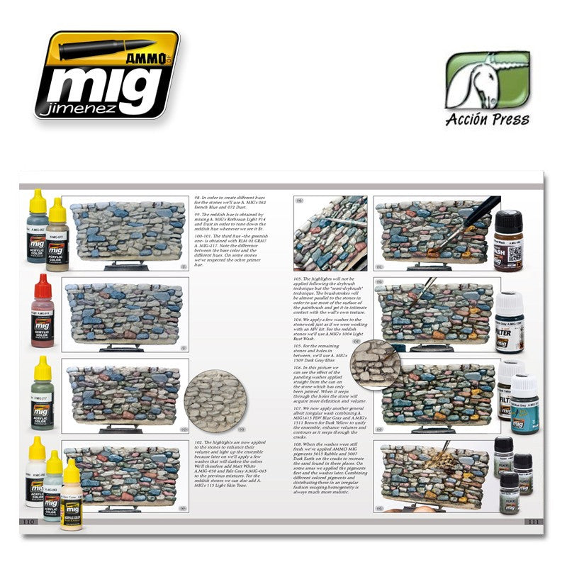 Ammo Mig Landscapes of War Dioramas Vol. 3 Rural Enviroments - The Greatest Guide (English) | 9788495464934