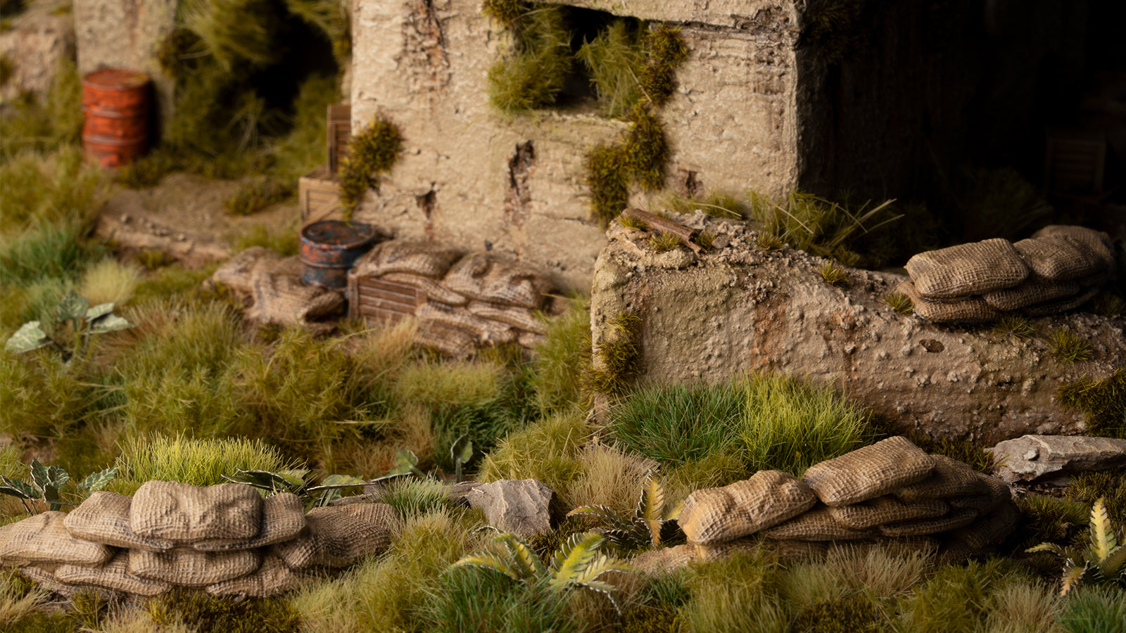 Gamers Grass Basing Bits- Sandbag Barricades | 738956790200