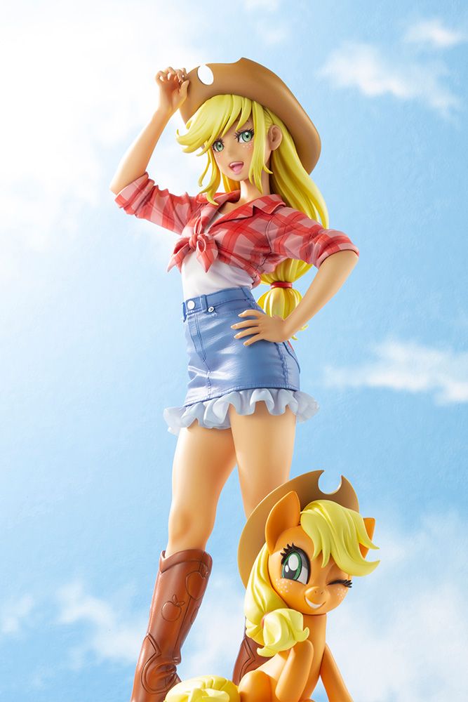 Kotobukiya 1/7 Applejack Bishoujo Statue, My Little Pony Series Printed and Assembled Figure Kit | 190526017627