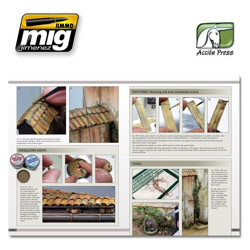 Ammo Mig Landscapes of War Dioramas Vol. 3 Rural Enviroments - The Greatest Guide (English) | 9788495464934