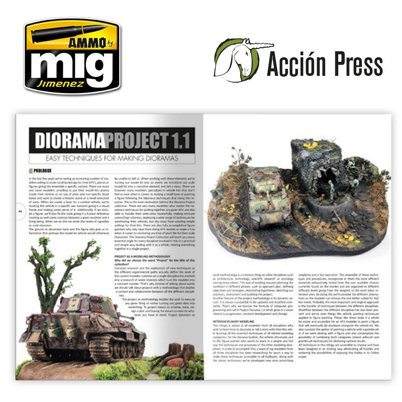 Ammo Mig Diorama Project 1.1 - AFV At War (English) | 9788494884115