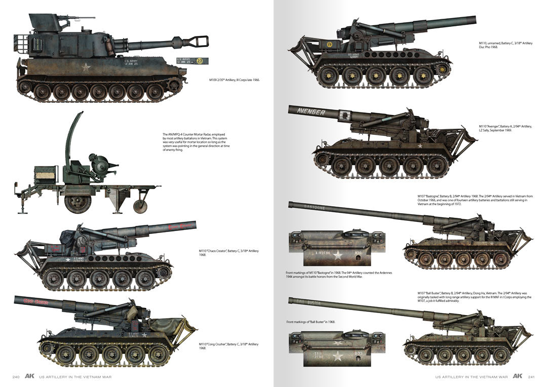 AK Interactive American Artillery in Vietnam vol.2 (English) | 8435568334328