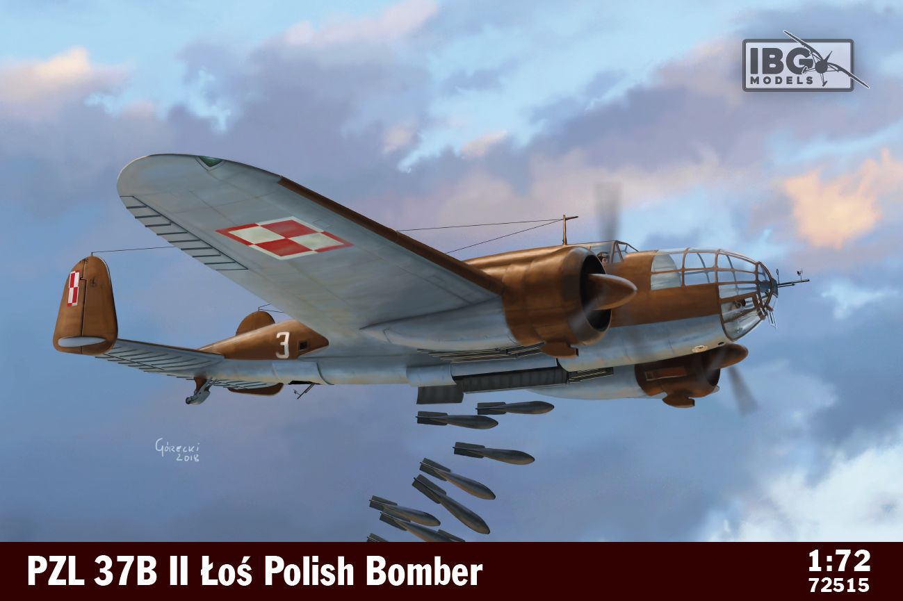 IBG Models 1/72 PZL. 37 B II Los – Polish Bomber Plane | 5907747901230