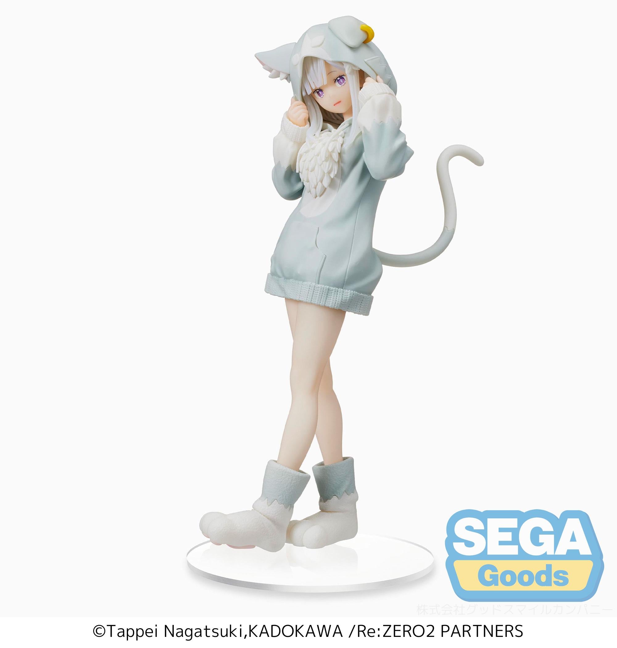 Re:ZERO -Starting Life in Another World- Series Emilia The Great Spirit Puck SPM Figure | 4580779501428