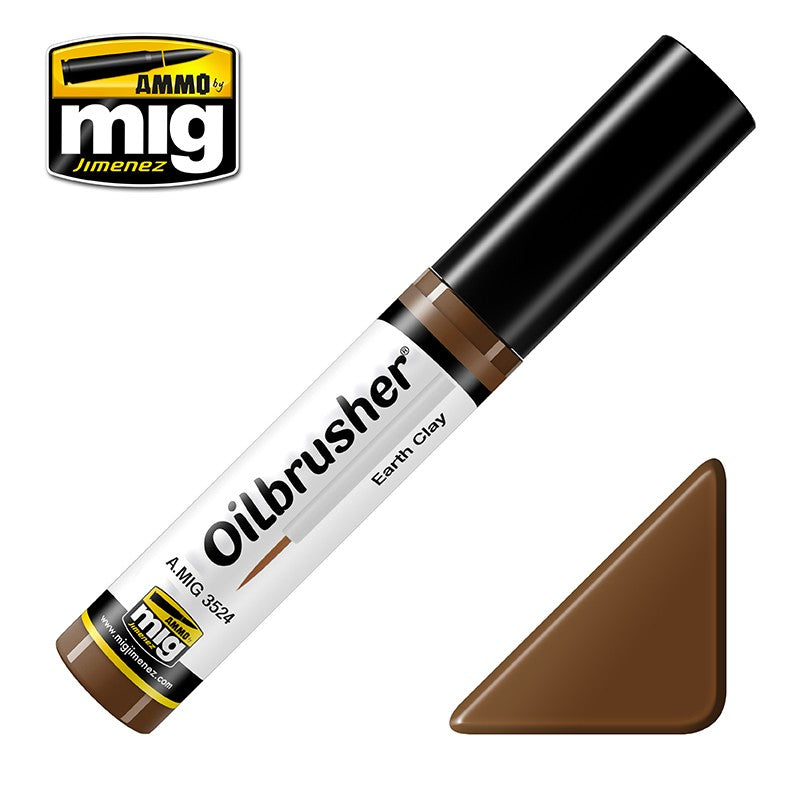 Ammo Mig Oilbrusher - Earth Clay | 8432074035244