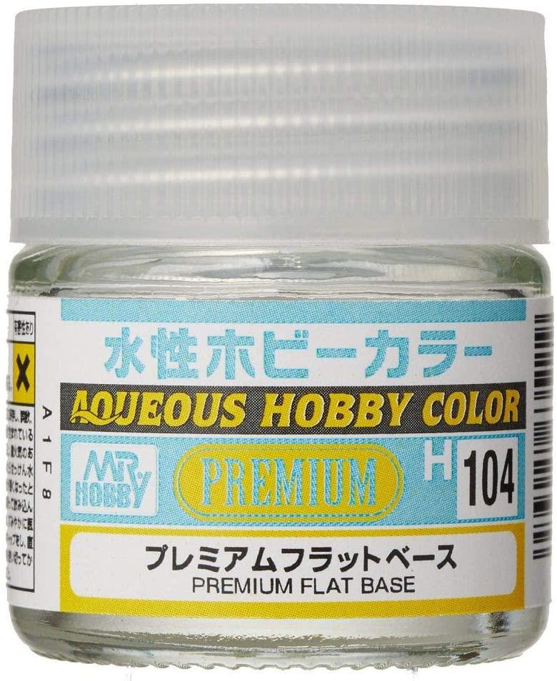 Mr Hobby Aqueous Color H104 Premium Clear Flat Base | 4973028736427