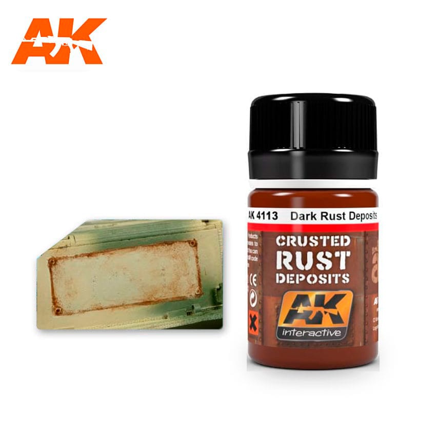 AK Interactive Dark Rust Deposit | 8436535575362