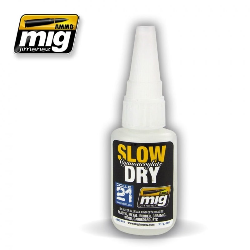 Ammo Mig Slow Dry Cyanoacrylate Glue | 8432074080138