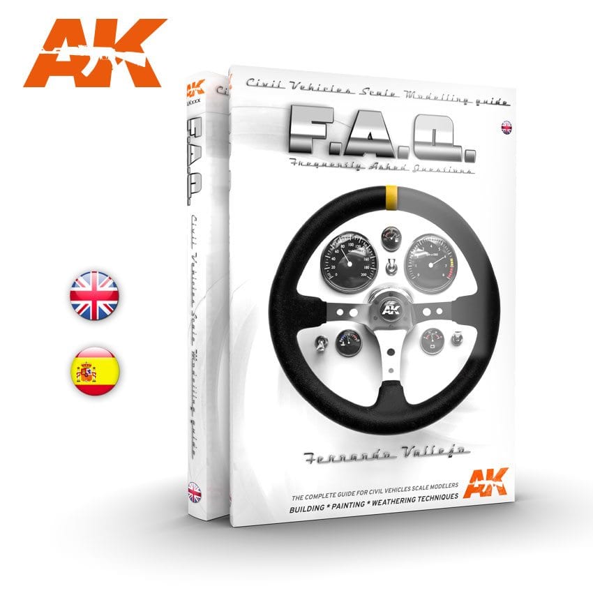 AK Interactive CIVIL VEHICLES SCALE MODELLING FAQ - English | 8436535572460