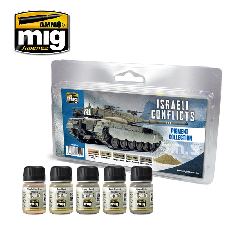 Ammo Mig Israeli Conflicts Pigment Set | 8432074074540