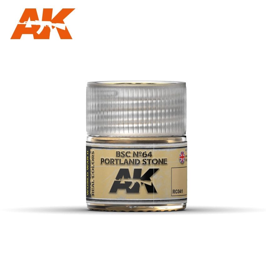 AK Interactive Real Colors BSC No64 Portland Stone 10ml | 8436564922724
